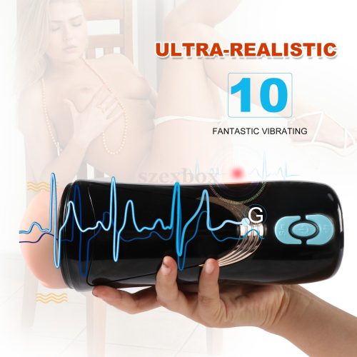 Lauren szorító-nyögdécselő maszturbátor – élethű élmény