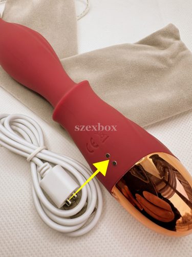 SzexBox Xmen Plug Red melegítős vibrátor