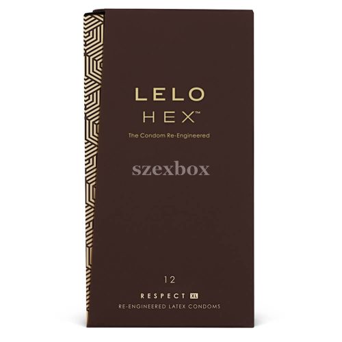 LELO Hex Respect XL - luxus óvszer 12db