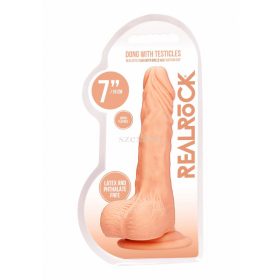 Realrock Dong 7 lifelike testicle dildo 17cm