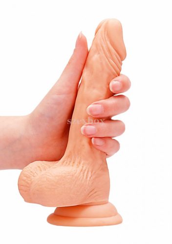 Realrock Dong 7 lifelike testicle dildo 17cm