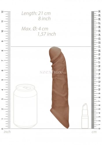 RealRock Penis Sleeve 8 péniszköpeny 21cm