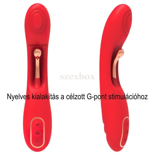SzexBox tongue vibrator – Three-point pleasure