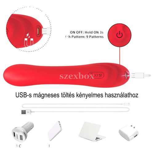 SzexBox tongue vibrator – Three-point pleasure