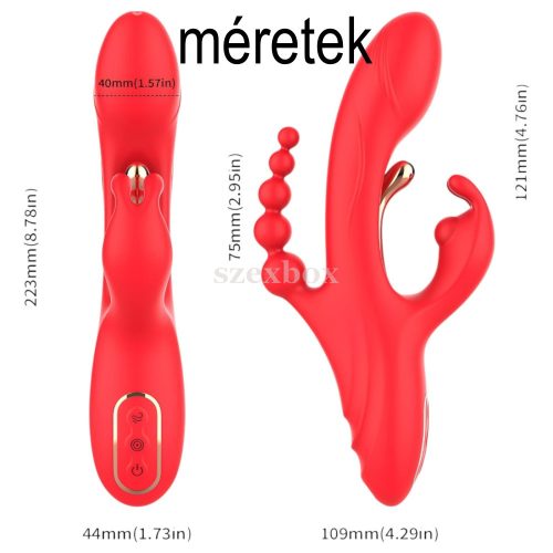 SzexBox tongue vibrator – Three-point pleasure