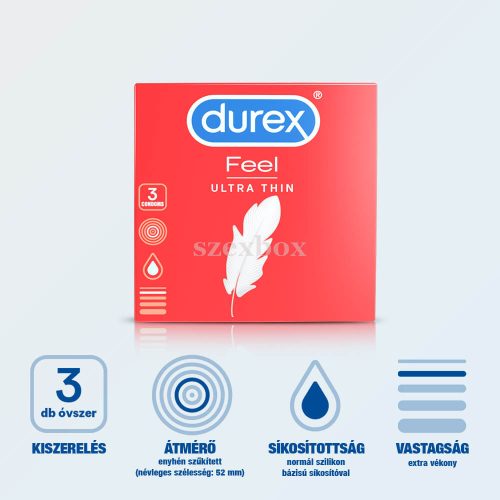 Durex Ultra élethű (3db)