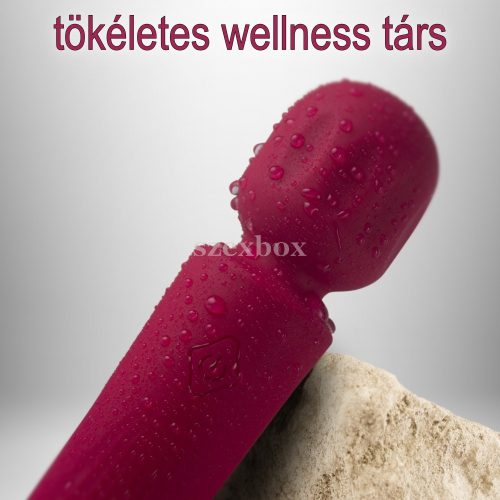 Azalea Red mini wand – compact power, precise orgasm