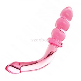 Prisms Hamsa - double-ended, G-spot glass dildo