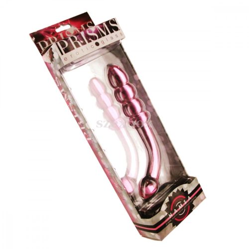 Prisms Hamsa - kétvégű, G-pont üveg dildó