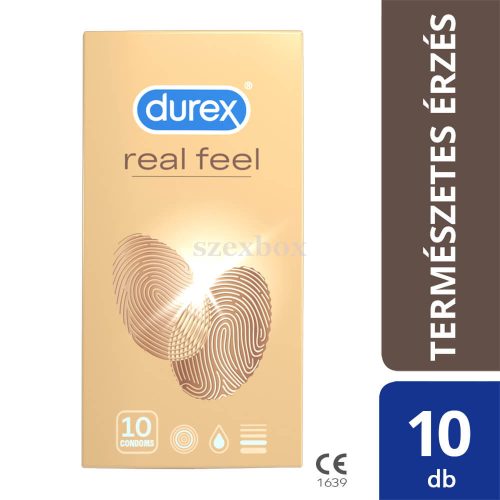 Durex Real Feel - latexmentes óvszer 10db