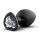 Temptasia Medium silver stoned corded anal plug