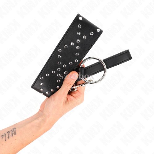 KINK leash collar black – dominated and served
