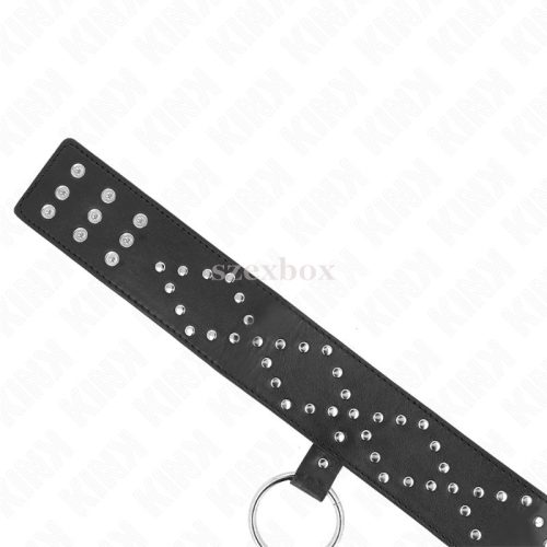 KINK leash collar black – dominated and served