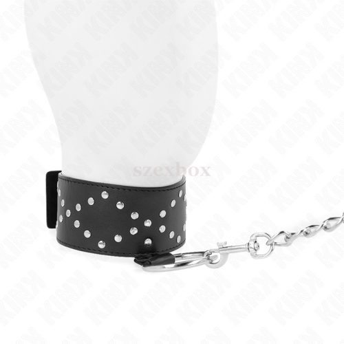 KINK leash collar black – dominated and served