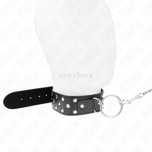 KINK leash collar black – elegant dominance