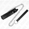 KINK leash collar black – dominated and served