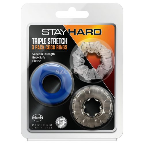 Stay Hard Donuts triple penis ring set