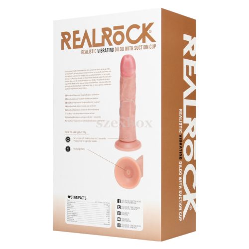 RealRock Vibrator 20 cm Realistic Pleasure, Strong Vibrations