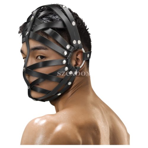 Mesh face mask for fetish lovers