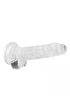 Realrock translucent lifelike dildo 17cm