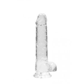 Realrock translucent lifelike dildo 19cm