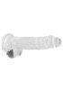 Realrock translucent lifelike dildo 19cm