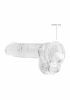 Realrock translucent lifelike dildo 15cm