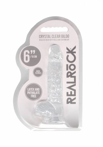 Realrock translucent lifelike dildo 15cm