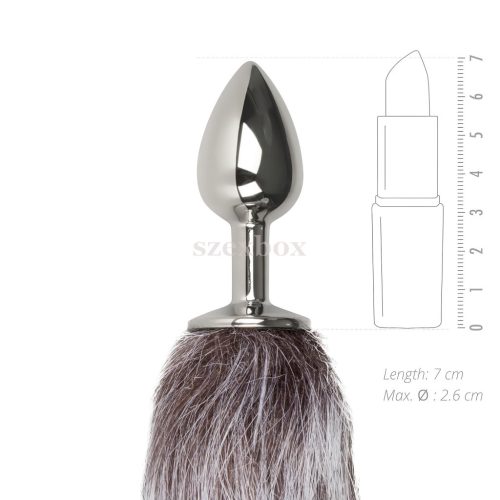 Easytoys Fox NO5 metal anal dildo with foxtail