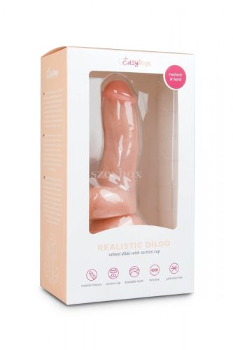 Easytoys - dildo with testicles natural
