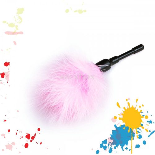 Easytoys Mini real feather stroker Pink