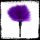 Easytoys Mini valódi toll cirógató lila