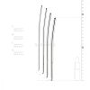 SINNER 175 curved steel urethra dilator dildo set 4 pieces