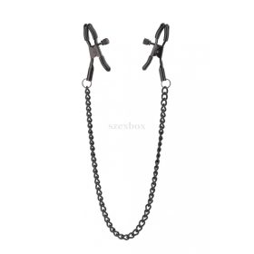 Blaze Deluxe metal nipple clips with chain