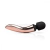 Rosy Gold Wand Curve Vibrating Massager