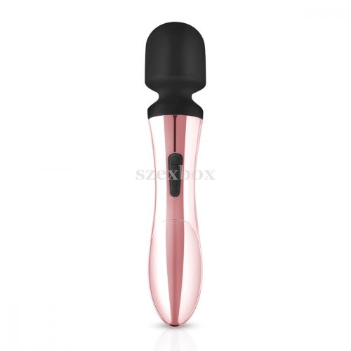 Rosy Gold Wand Curve Vibrating Massager