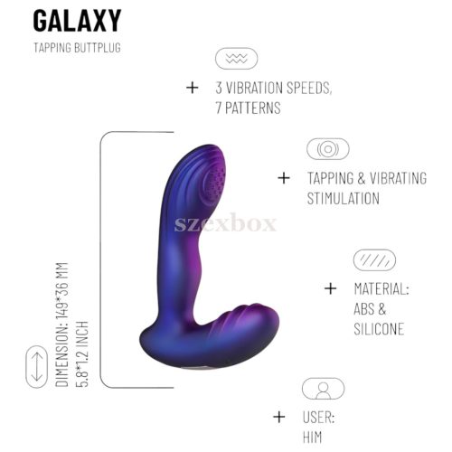 Hueman Galaxy Pulsating Prostate Vibrator 