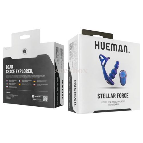 Hueman prostate vibrator and penis ring