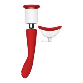 Red Revolution Georgia G-spot vibrator and vaginal suction