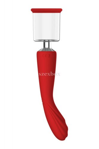 Red Revolution Georgia G-spot vibrator and vaginal suction