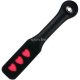 Sportsheets Impression - hearty leather paddles (black-red)