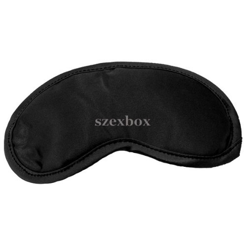 S&M - satin eye mask (black)