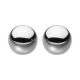 S&M - separate steel geyser balls (silver)