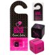 Dice with door hanger set (black/Pink)