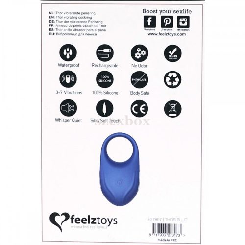 Feelztoys Thor rechargeable vibrating penis ring