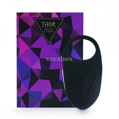 Feelztoys Thor akkus vibrációs péniszgyűrű fekete