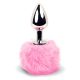 FEELZTOYS Bunny Tails fém anál dildó nyuszifarokkal