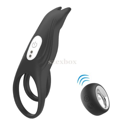 SzexBox rechargeable, radio controlled penis ring