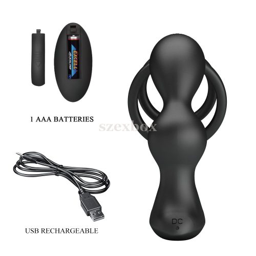 Pretty Love Marshall prostate vibrator with penis ring