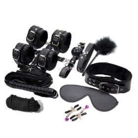 Guilty Toys 10 piece BDSM set black